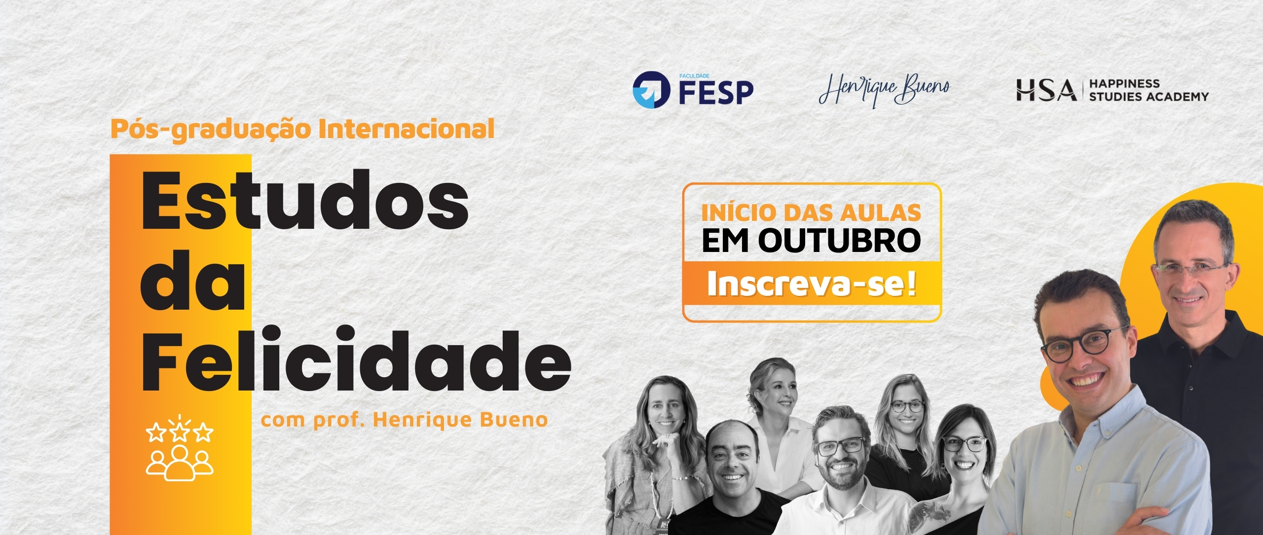 Pós-graduação Internacional - Estudos da Felicidade