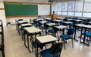 Sala de aula na FESP. Foto: Divulgação